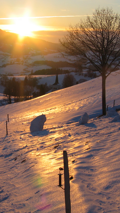 Wintersonne am
              Guggershorn